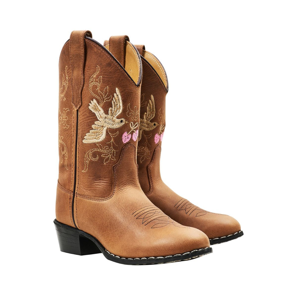 De Copenhagen Colors limited cowboylaarzen cognac dove cognac combineren stijl met stevigheid. Het bruine leer voelt soepel aan en vormt zich naar de voet. VanZus