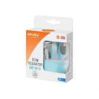 De Akaku baby nagelsetje blue is een set met o.a. een nagelschaar en een ergonomische nagelknipper met brede handgreep, die goed in de hand ligt met een kleine knipkop, die hem geschikt maakt voor kleine nageltjes. VanZus.