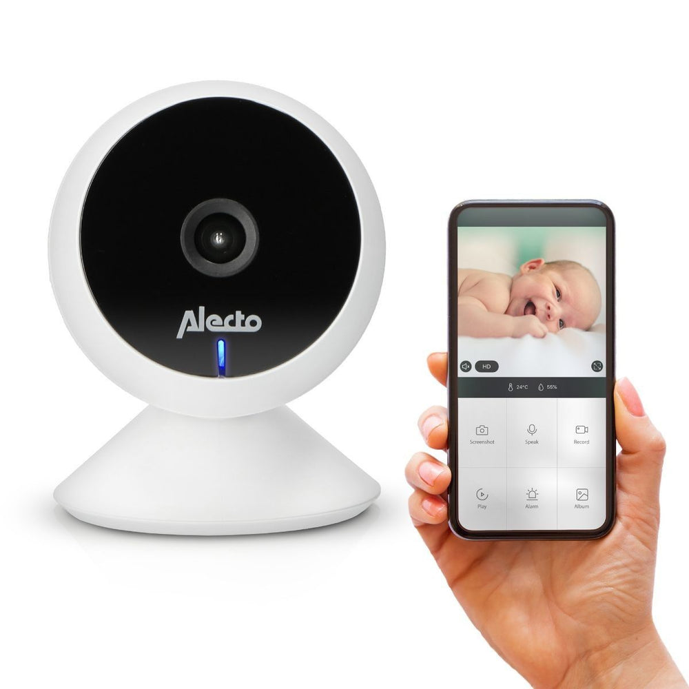 De Alecto Smartbaby 5 is de beeldbabyfoon voor thuis en onderweg. Koppel de babyfoon aan je smartphone/tablet met de Smart Life app. Geeft pushmeldingen bij beweging en geluid, infrarood nachtzicht en zoomfunctie. VanZus