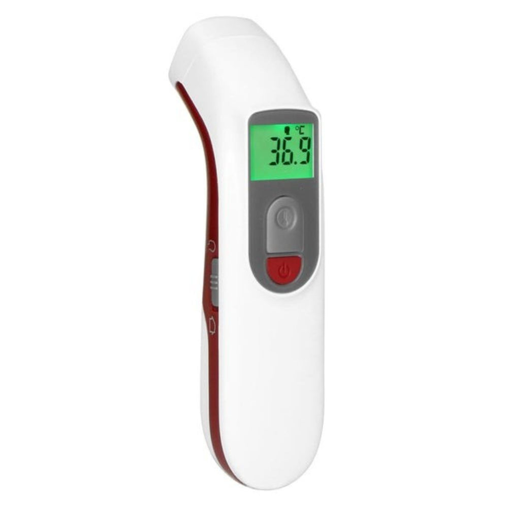 Meet de temperatuur van jouw kindje nauwkeurig en snel met deze voorhoofdsthermometer infrarood BC38 van het merk Alecto. Het apparaat slaat de laatste 25 metingen automatisch op. VanZus