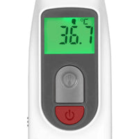 Meet de temperatuur van jouw kindje nauwkeurig en snel met deze voorhoofdsthermometer infrarood BC38 van het merk Alecto. Het apparaat slaat de laatste 25 metingen automatisch op. VanZus