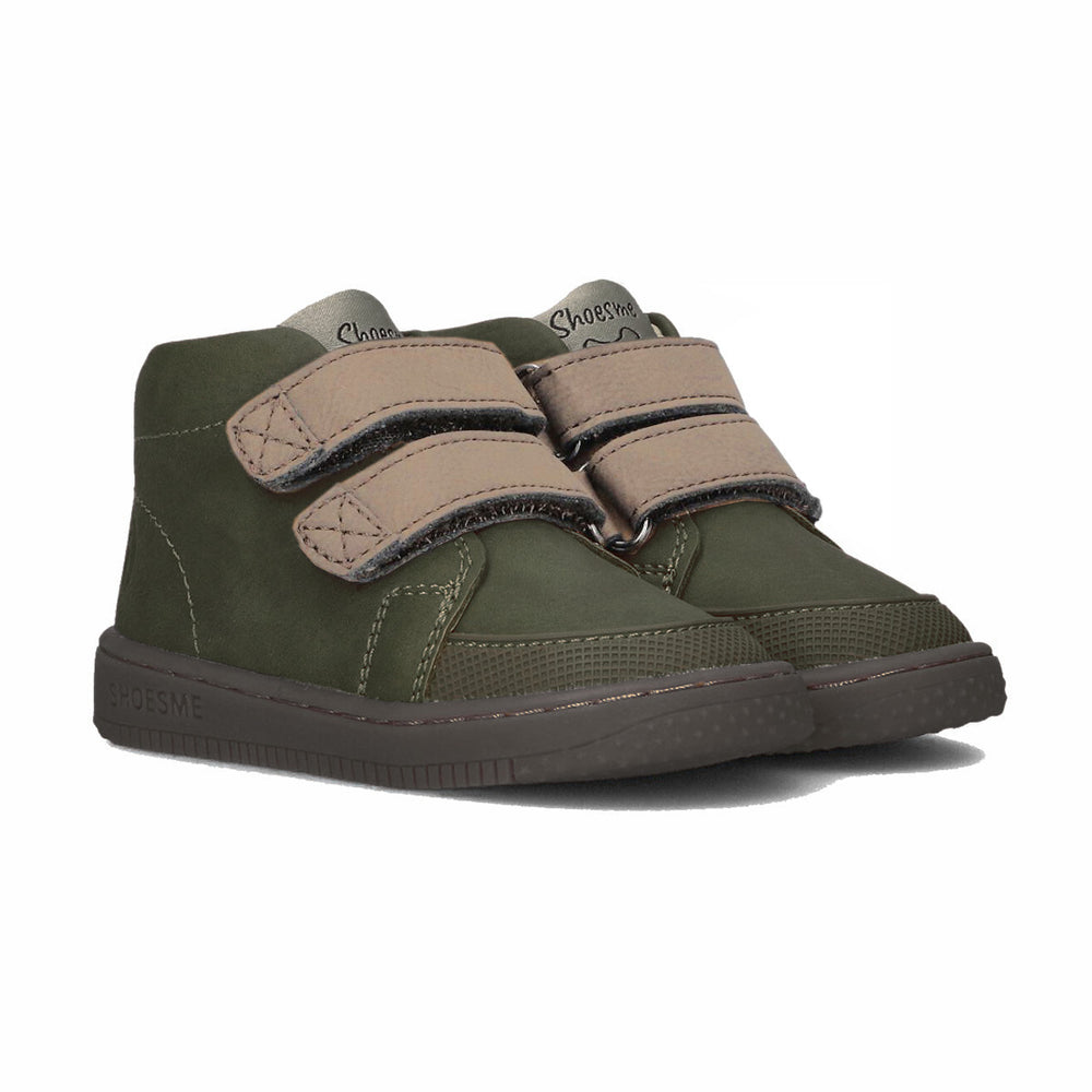 Perfect voor elk seizoen: de baby-proof sneakers in green duo van het merk Shoesme. Gemaakt van leer, met veters en anti-slipzool. In verschillende kleuren en maten. VanZus