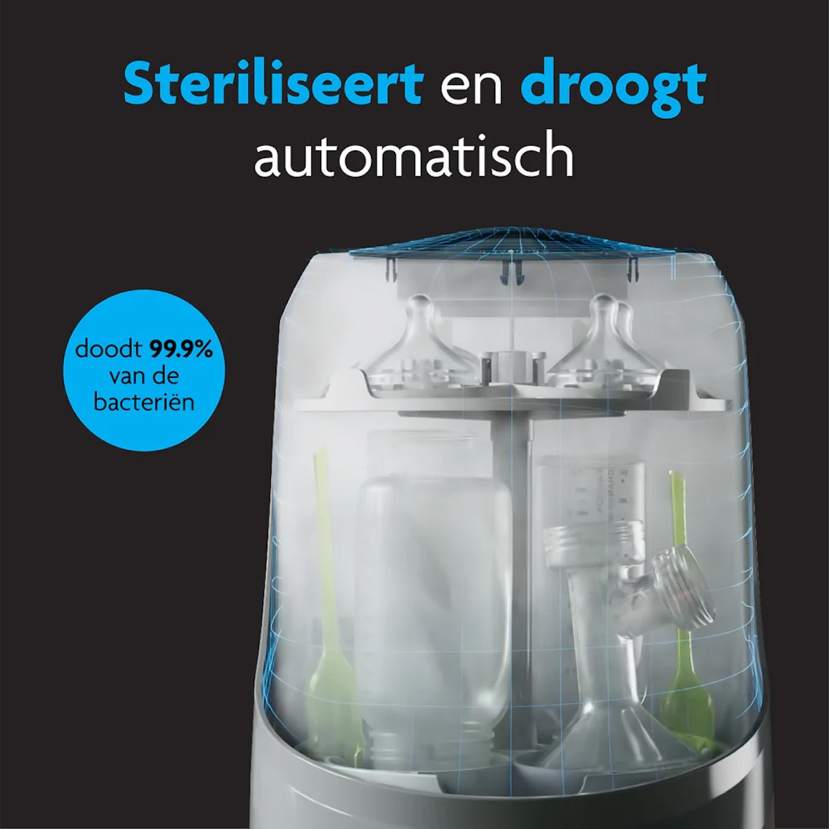 Ontdek de Baby Brezza bottle washer pro sterilisator, de ultieme oplossing voor het reinigen van babyflesjes. Deze flessenwasser wast, steriliseert en droogt elk onderdeel van de fles, inclusief de moeilijk bereikbare plekken, met behulp van 20 hogedrukstralen. VanZus