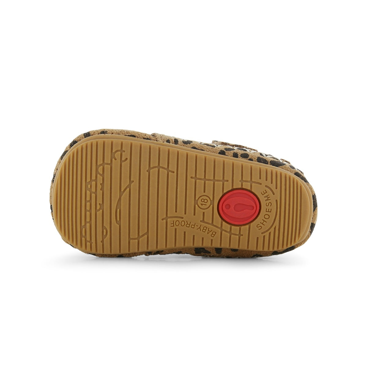 Stijlvol, comfortabel en veilig: de Shoesme baby-proof schoen met franjes in panther cognac. Speciaal ontworpen voor kindjes die hun eerste stapjes zetten. Met veter en anti-slipzool. In verschillende kleuren en maten. VanZus