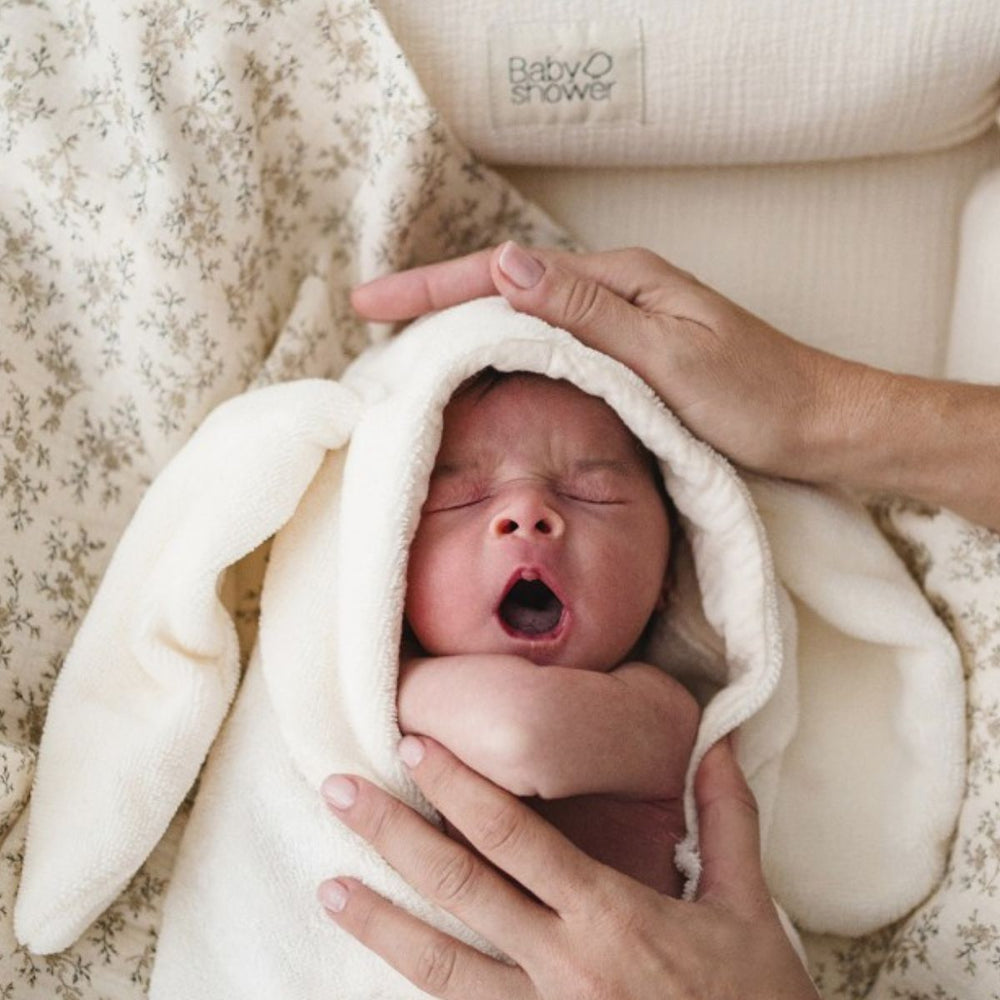 De 2-pack mini inbakerdoeken in miley van Babyshower zijn multifunctioneel: gebruik ze om je kind af te drogen, als onderlegger bij het verschonen, als spuugdoek of inbakerdoek. Leuk om te geven als kraamcadeau! VanZus