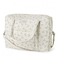 Zoek je een stijlvolle luiertas? De mombag camila in olive bloom van Babyshower is perfect voor onderweg. Handige afsluitbare tas met vakjes, lange hengsels en verstelbare cross-body riem. Met bloemetjesprint. VanZus