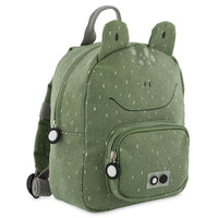 Met de Trixie Mr. Frog rugzak ben je klaar voor avontuur! In deze groene schooltas kan je al je spulletjes kwijt voor een dagje weg. De groene rugzak komt in de vorm van een vrolijke kikker. VanZus.