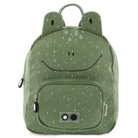 Met de Trixie Mr. Frog rugzak klein ben je klaar voor avontuur! In deze groene schooltas kan je al je spulletjes kwijt voor een dagje weg. De groene rugzak komt in de vorm van een kikker. VanZus.