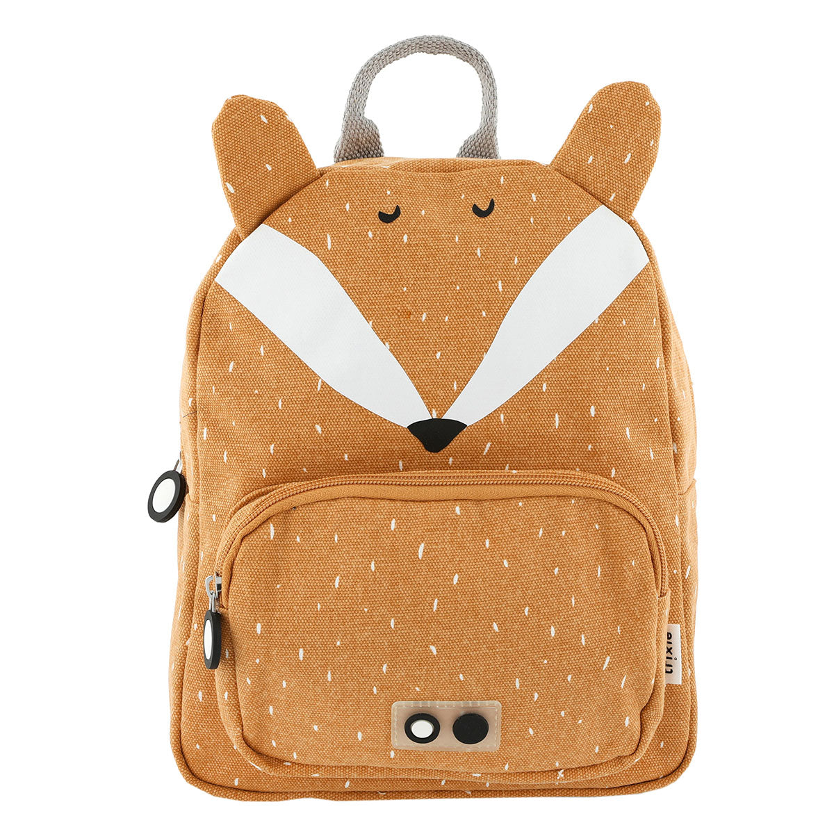 Met de Trixie Mr. Fox rugzak klein ben je klaar voor avontuur! In deze oranje schooltas kan je al je spulletjes kwijt voor een dagje weg. De oranje rugzak komt in de vorm van een leuk vosje. VanZus.