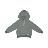 De Baje Studio bodiam trui grey dark melange is een super stoere en comfortabele grijze hoodie. Deze trui is de perfecte toevoeging aan de kledingkast van jouw kindje, voor de frisse herfst- en winterdagen. VanZus.