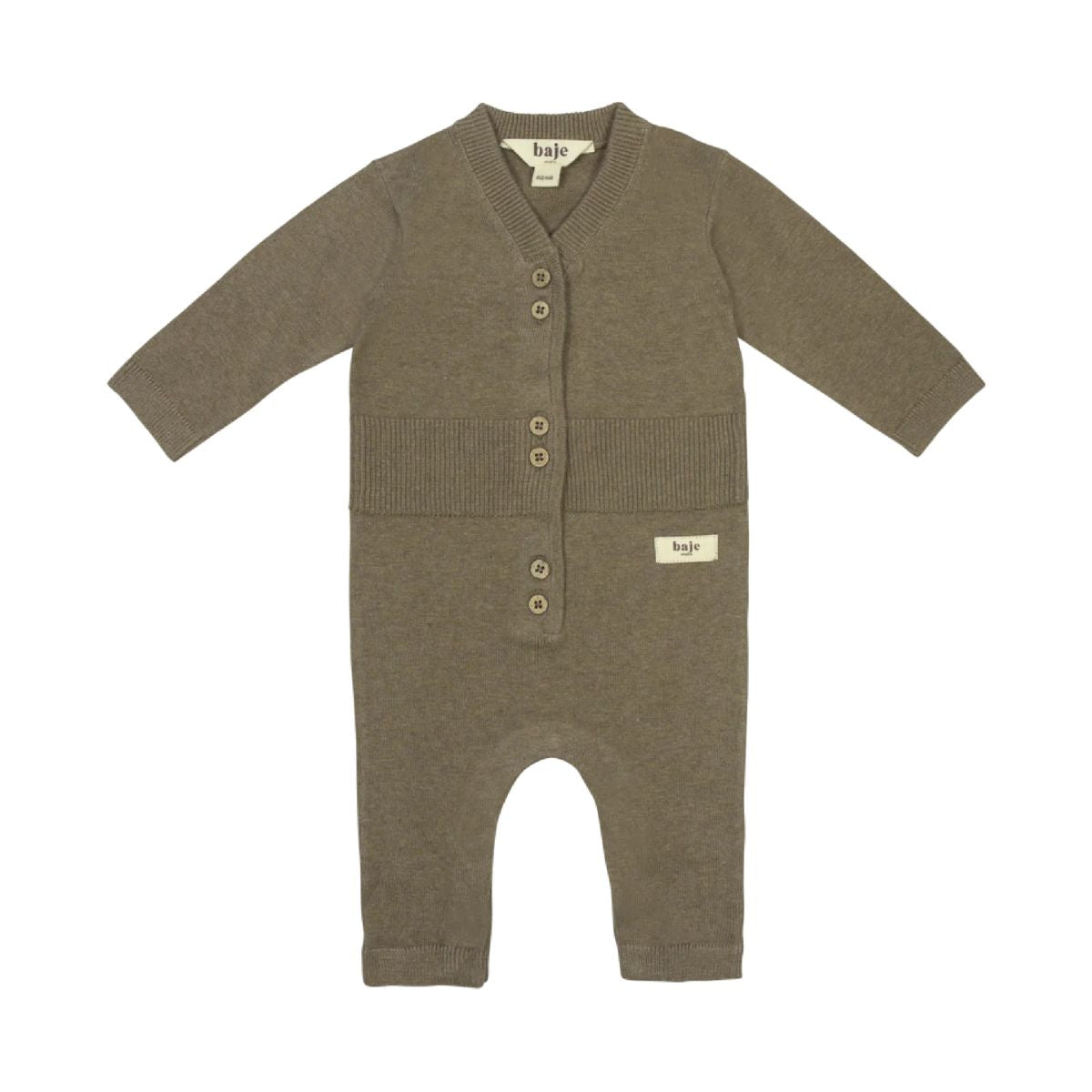 De Baje Studio dale newborn onesie taupe is een heerlijk zacht en comfortabel pakje, perfect voor jouw kleine baby. Dit pakje is gemaakt van biologisch katoen, heel fijn voor gevoelige babyhuidjes. VanZus.