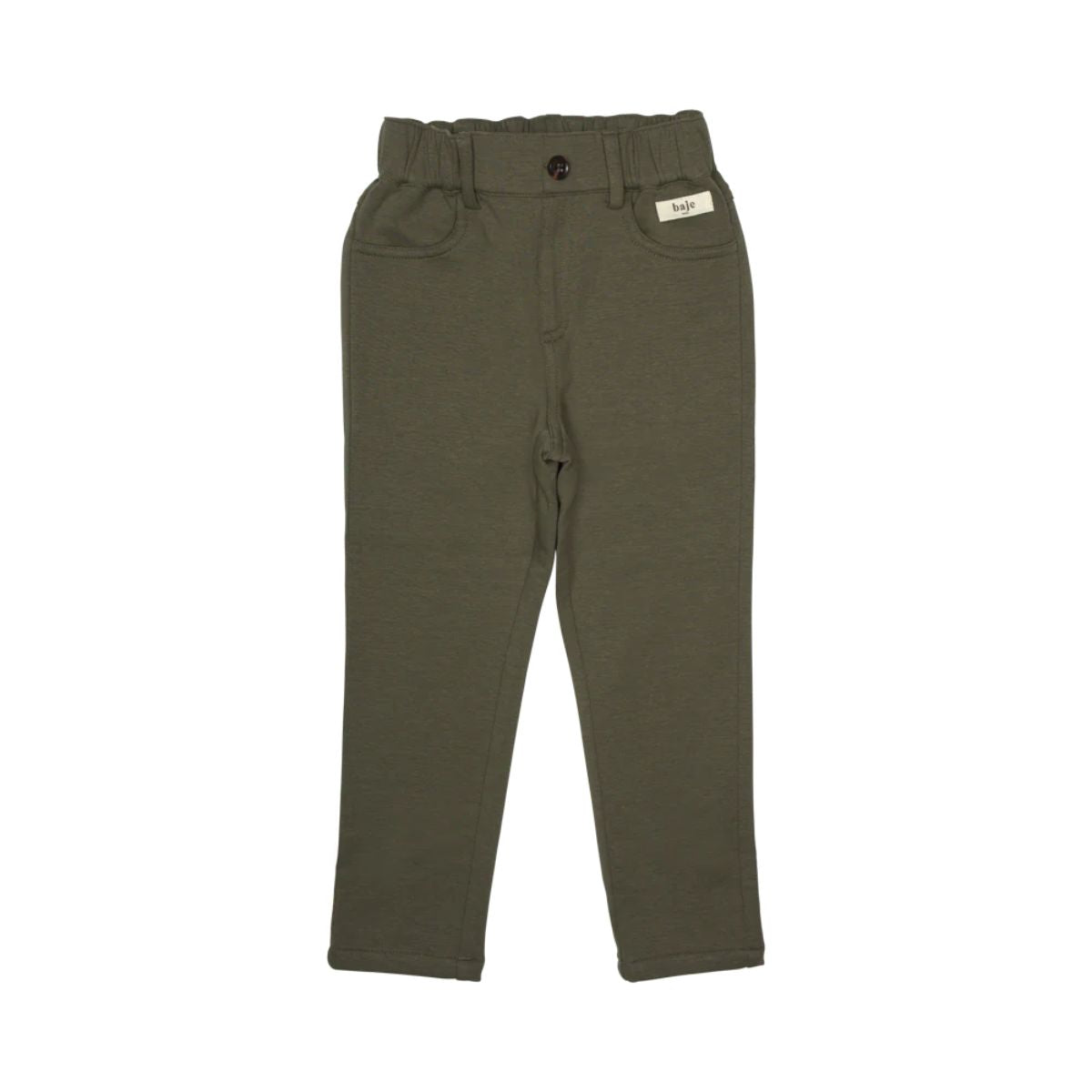 De Baje Studio grays broek in de kleur greyish green is een heerlijke broek die een perfecte aanvulling is op de herfst/winter garderobe van je zoontje. Deze broek zit heerlijk comfortabel. VanZus.