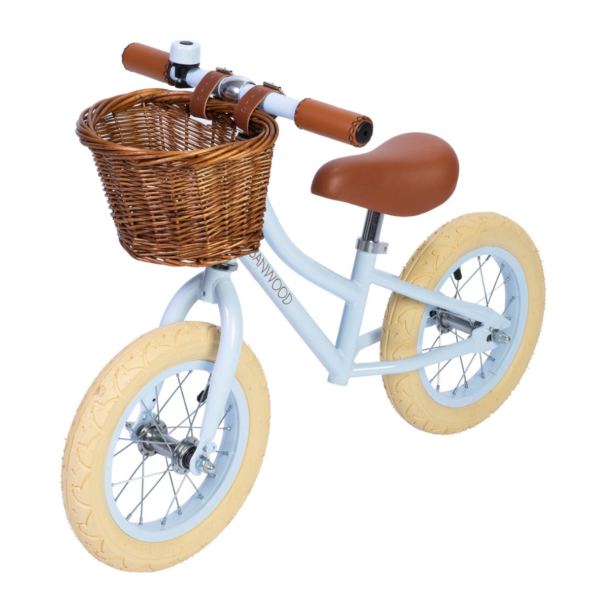 Bicicleta sin pedales Banwood vintage crema