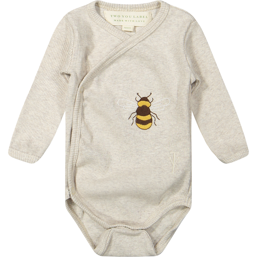 Two You Label bee cute romper oat
