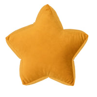 Geef je kamer een upgrade met dit prachtige kussen in de vorm van een ster (klein) in de kleur geel van Betty's Home. Te plaatsen op bed, op een stoel en leuk op een bankje! VanZus