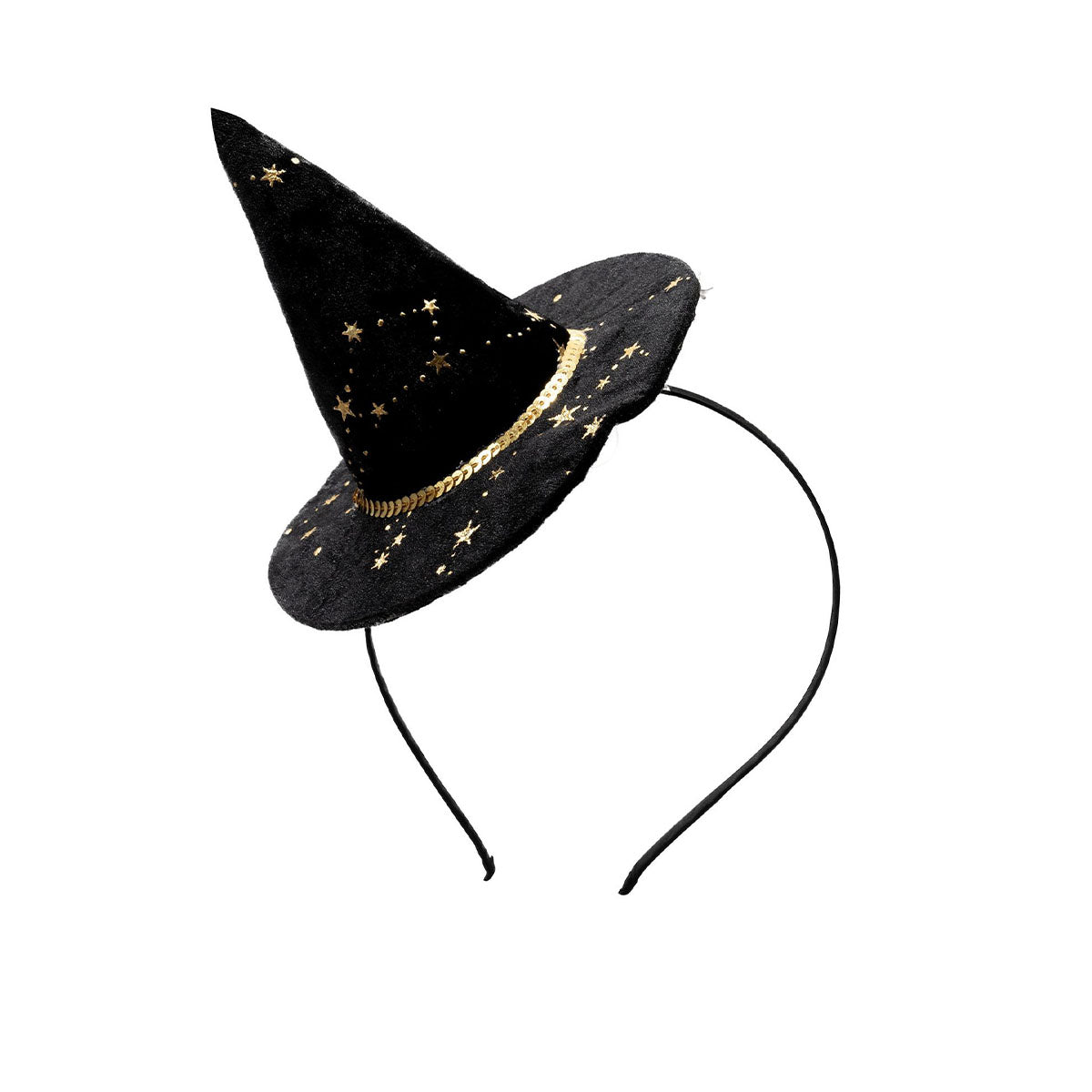 Gaat jouw kindje graag verkleed als heks? Dan is deze glinde the witch heksenhoed haarband in de kleur astro hoed van het merk Billy Loves Audrey onmisbaar! Deze leuke haarband tovert je kindje om in een schattig heksje. VanZus