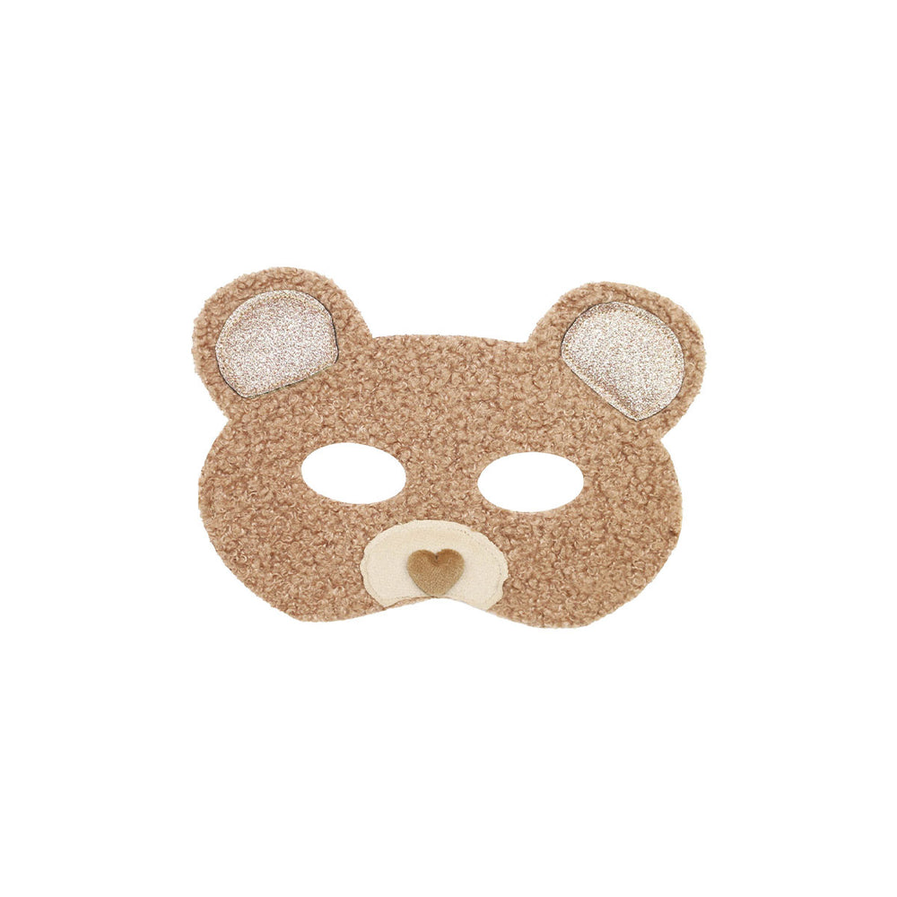 Is jouw kindje gek op verkleden? Dan is dit woodland pals bear masker in de kleur chocolate milk een echte must have. Met dit masker verandert je kindje in een superschattig beertje.  VanZus