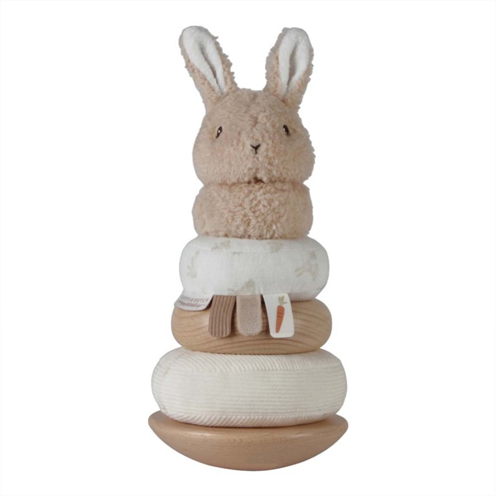 De Little Dutch tuimelstapelaar baby bunny is super leuk en uitdagend speelgoed. Lukt het jou om alle onderdelen op de tuimelaar te stapelen? De tuimelaar wiebelt heen en weer, fit maakt het extra moeilijk! VanZus.