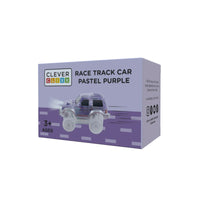 De Cleverclixx race track car raceauto paars is de perfecte toevoeging voor iedereen met de Cleverclixx intense racebaan. Niets leuker dan over de racebaan heen racen met een toffe auto. VanZus.