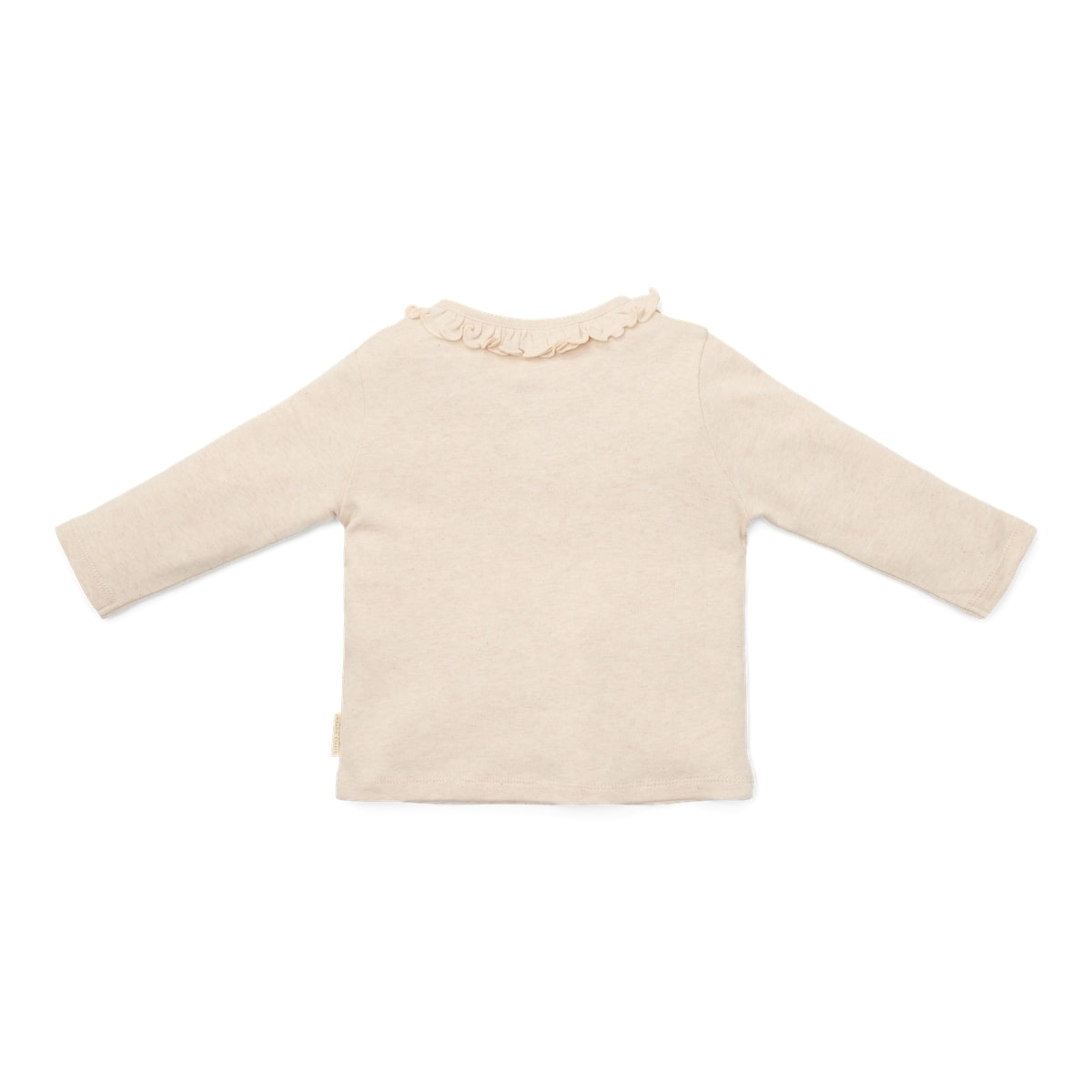 Je kindje ziet er geweldig uit in het t-shirt met lange mouw sand van Little Dutch. Dit is zo'n item wat altijd van pas komt in de kast. Heerlijk op een broek of rok als het net te koud is voor korte mouwen, maar ook leuk te combineren met een vestje, jasje of gilet. Laat je verbeelding tot bloei komen! VanZus