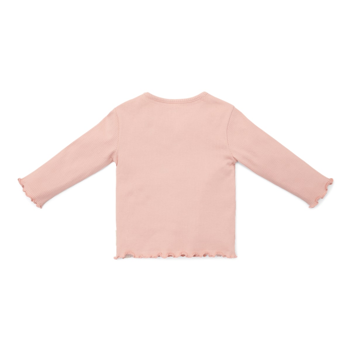 Dit basic t-shirt met lange mouw in de kleur soft rose van Little Dutch wil je niet missen in de kast van jouw kleintje.  Girly, superzacht en vrijwel altijd goed te combineren! De longsleeve is gemaakt van zacht biologisch katoen met een geribbelde textuur. Zacht en comfortabel. VanZus 