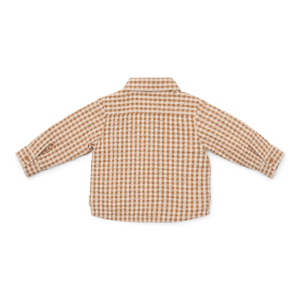 Hoe schattig is deze overhemd met de print brown check van Little Dutch? De ruitjes hebben een leuk en speels effect op je outfit en zijn een mooie toevoeging aan de garderobe van je kleintje! VanZus