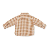 Hoe schattig is deze overhemd met de print brown check van Little Dutch? De ruitjes hebben een leuk en speels effect op je outfit en zijn een mooie toevoeging aan de garderobe van je kleintje! VanZus