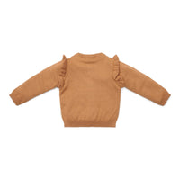 Wat zal het gebreid vest in brown van Little Dutch je kindje mooi staan! Het bruine vestje is heerlijk zacht en comfortabel door het zachte biologisch katoen. Het gebreide vestje is fijn te dragen als het frisser wordt en leent zich perfect voor het maken van laagjes met een top, t-shirt, longsleeve of blouse. VanZus