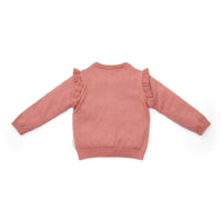 Wat zal het gebreid vest in warm rose van Little Dutch je kindje mooi staan! Het roze vestje is heerlijk zacht en comfortabel door het zachte biologisch katoen.  Het gebreide vestje is fijn te dragen als het wat frisser wordt en leent zich perfect voor het maken van laagjes met een top, t-shirt, longsleeve of blouse. 