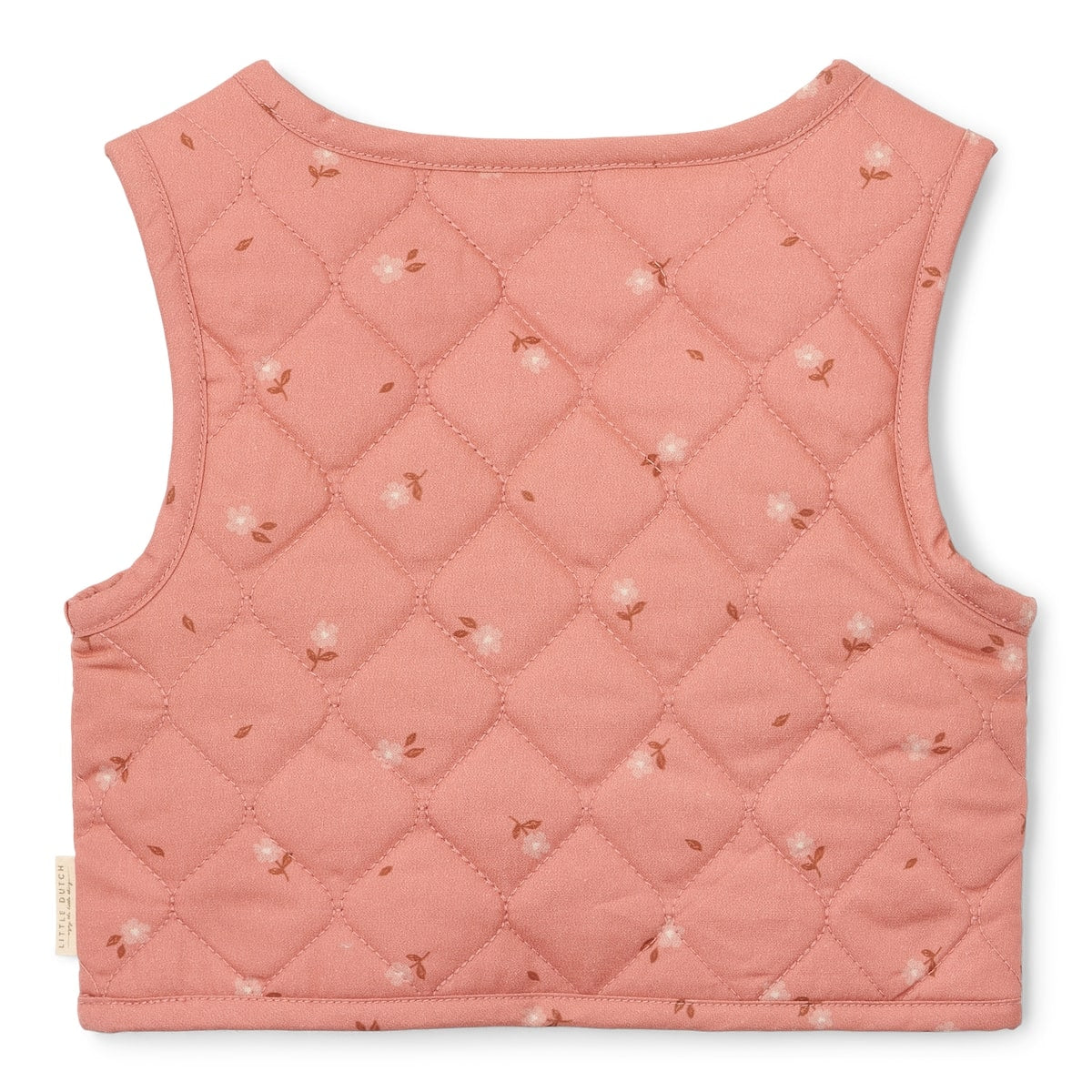 Met het omkeerbaar gilet van Little Dutch in de kleur sand/warm rose blooming flower voeg je een vleugje stijl toe aan de outfit van je kind. Het gilet kan op twee manieren gedragen worden: de kant van de teddystof of de kant met bloemetjesprint. VanZus