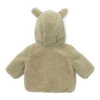 Dit schattige teddy jasje baby bunny soft green van Little Dutch is een echte must have tijdens de koude winterdagen! Het jasje is gemaakt van lekker zacht teddymateriaal. VanZus