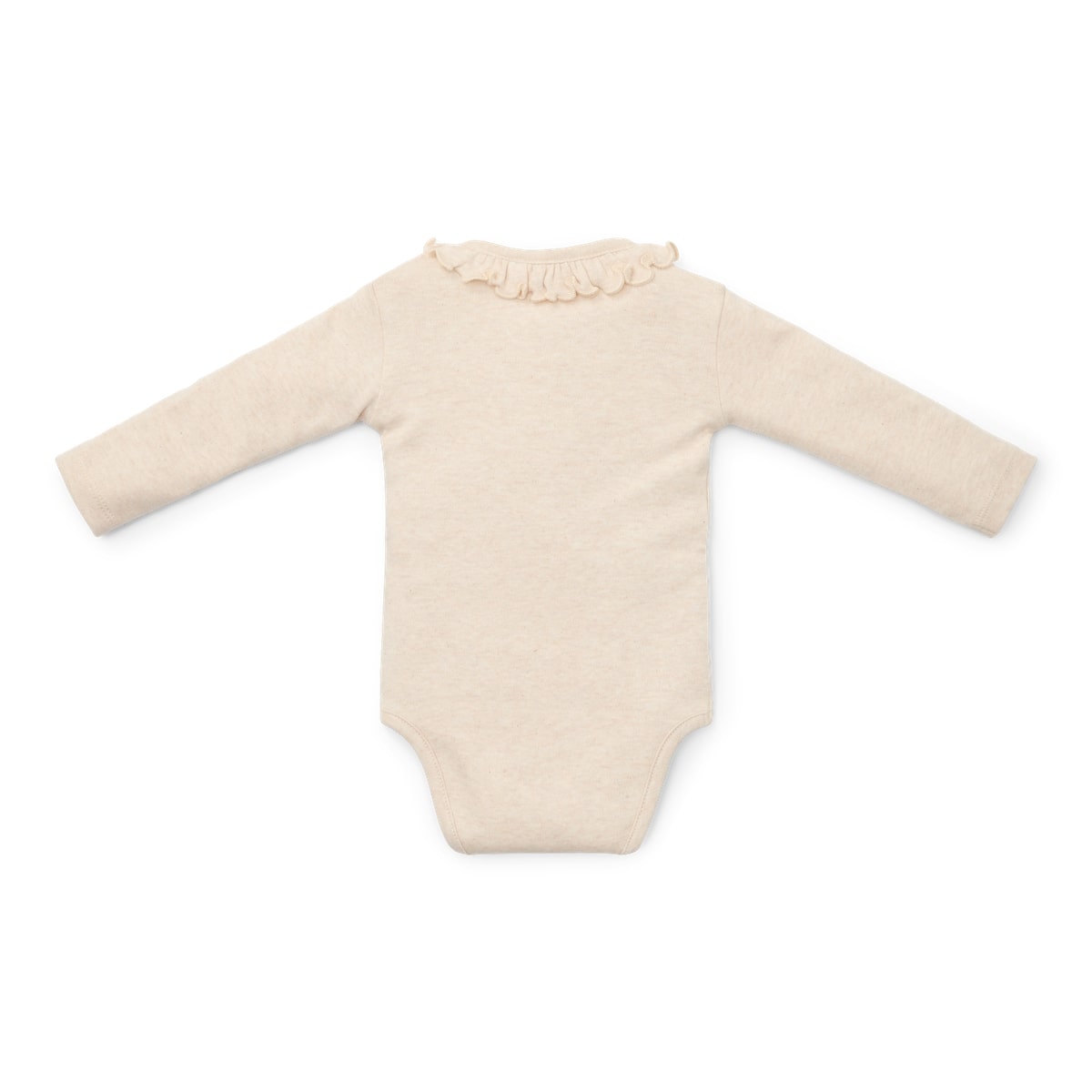 Deze romper met lange mouw van Little Dutch in de kleur sand melee is comfortabel en  ook nog eens heel leuk voor jouw kleintje. De romper is gemaakt van zacht katoen en biedt warmte, perfect voor de koelere dagen. VanZus