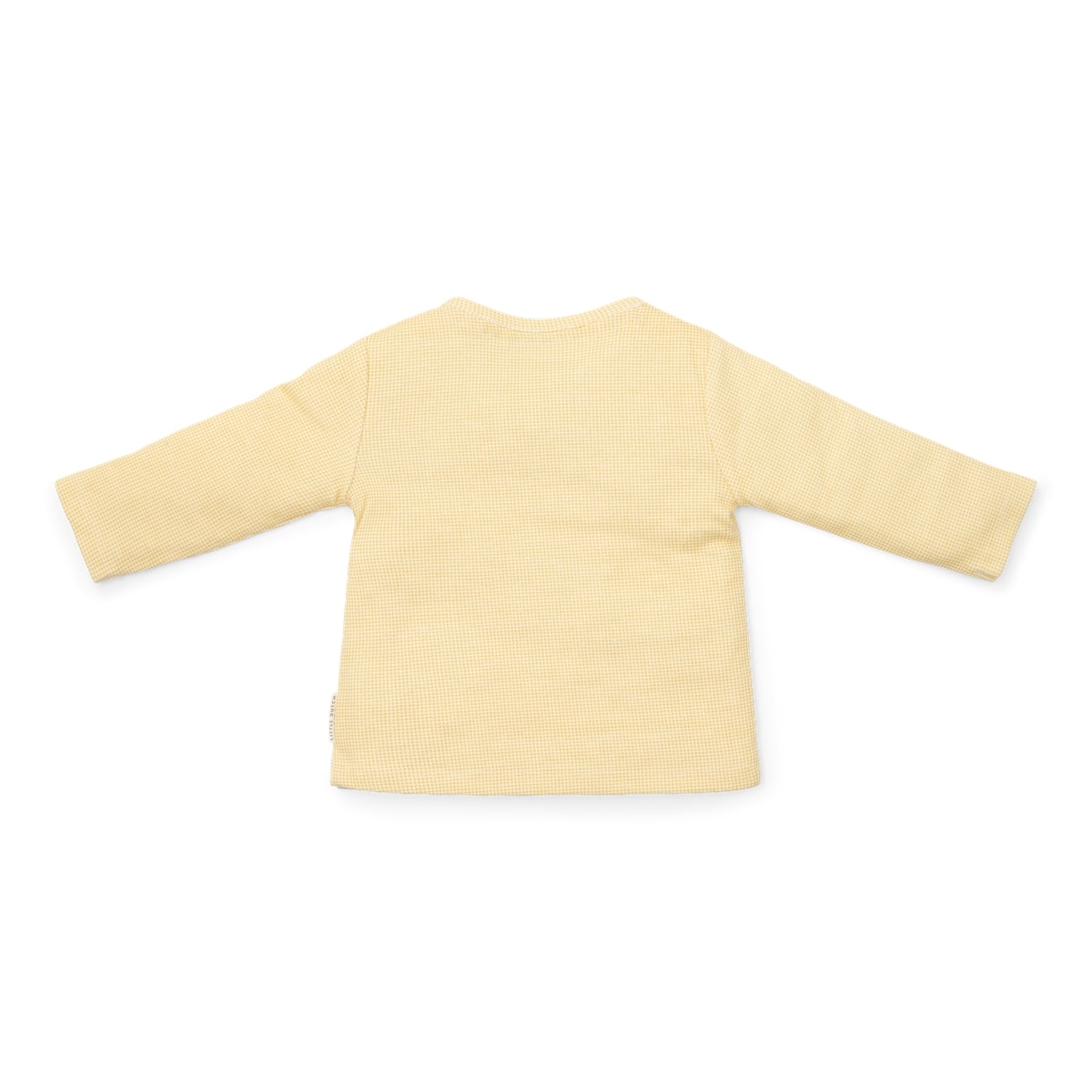 Hoe leuk is dit overslag t-shirt met lange mouw in de kleur warm yellow check van Little Dutch? Dit zachte en comfortabele shirt is gemaakt van biologisch katoen en voelt fijn aan op de huid. VanZus