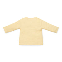 Hoe leuk is dit overslag t-shirt met lange mouw in de kleur warm yellow check van Little Dutch? Dit zachte en comfortabele shirt is gemaakt van biologisch katoen en voelt fijn aan op de huid. VanZus