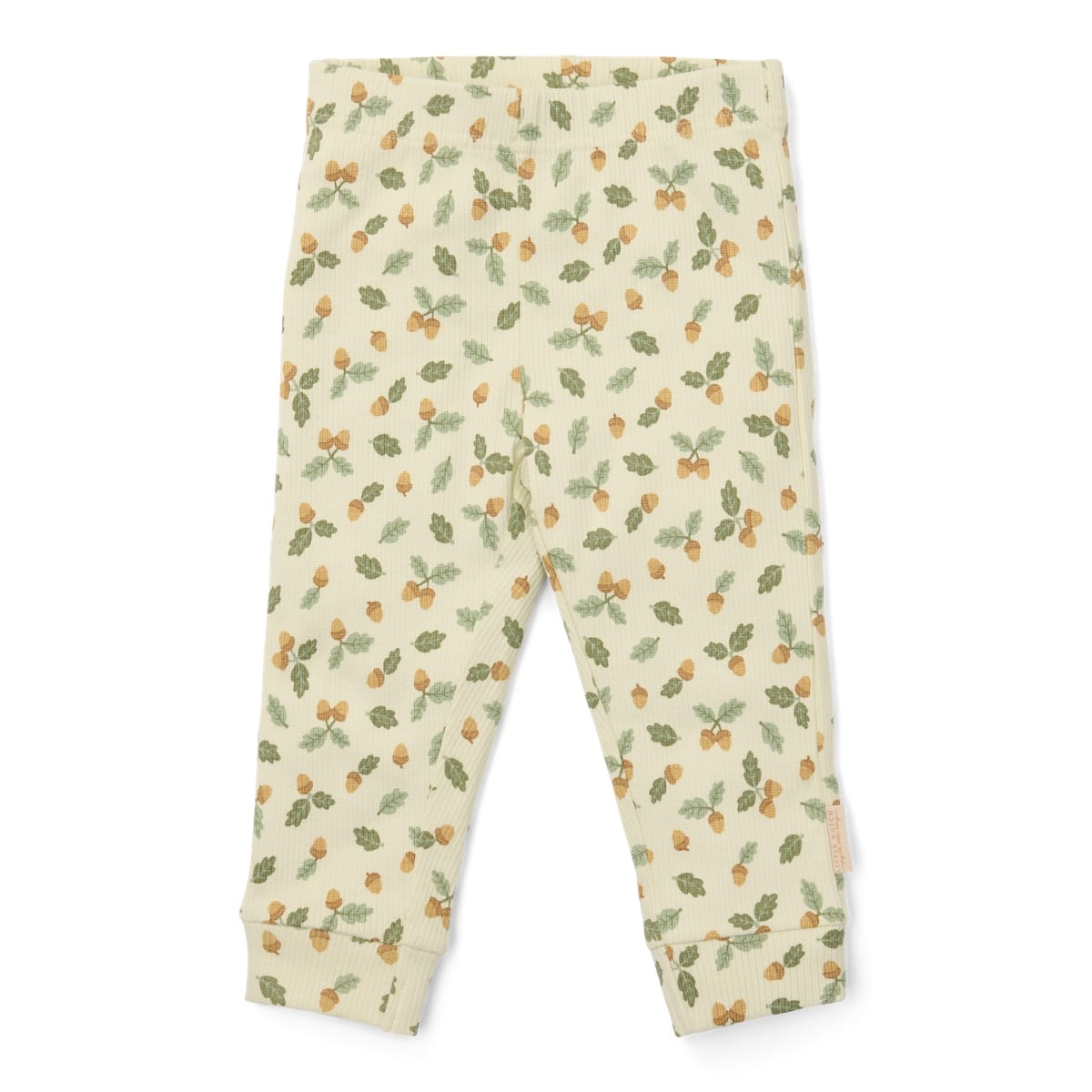 Ga naar dromenland en droom de mooiste dromen in deze tweedelige pyjama forest leaves van Little Dutch.  De pyjama bestaat uit een pyjamabroek en een pyjamashirt. Zowel de broek als het shirt zijn bedrukt met een print van blaadjes uit het bos. VanZus