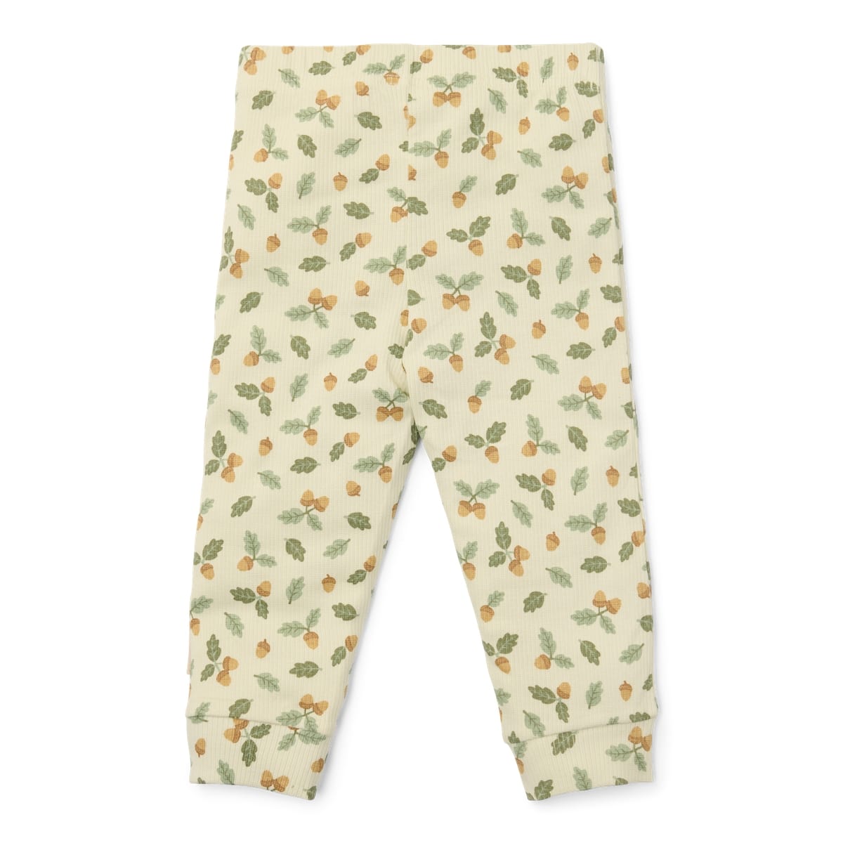 Ga naar dromenland en droom de mooiste dromen in deze tweedelige pyjama forest leaves van Little Dutch.  De pyjama bestaat uit een pyjamabroek en een pyjamashirt. Zowel de broek als het shirt zijn bedrukt met een print van blaadjes uit het bos. VanZus