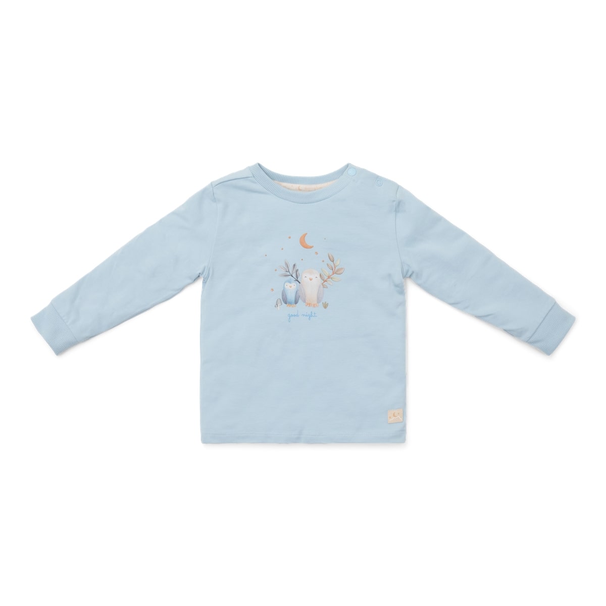 Ga naar dromenland en droom de mooiste dromen in deze tweedelige pyjama forest adventures van Little Dutch.  De pyjama bestaat uit een pyjamabroek en een pyjamashirt. De broek heeft een vrolijke print en het shirt hele schattige print met uiltjes. VanZus