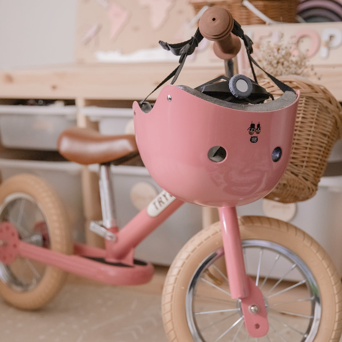 Trybike steel 2-in-1 driewieler vintage pink