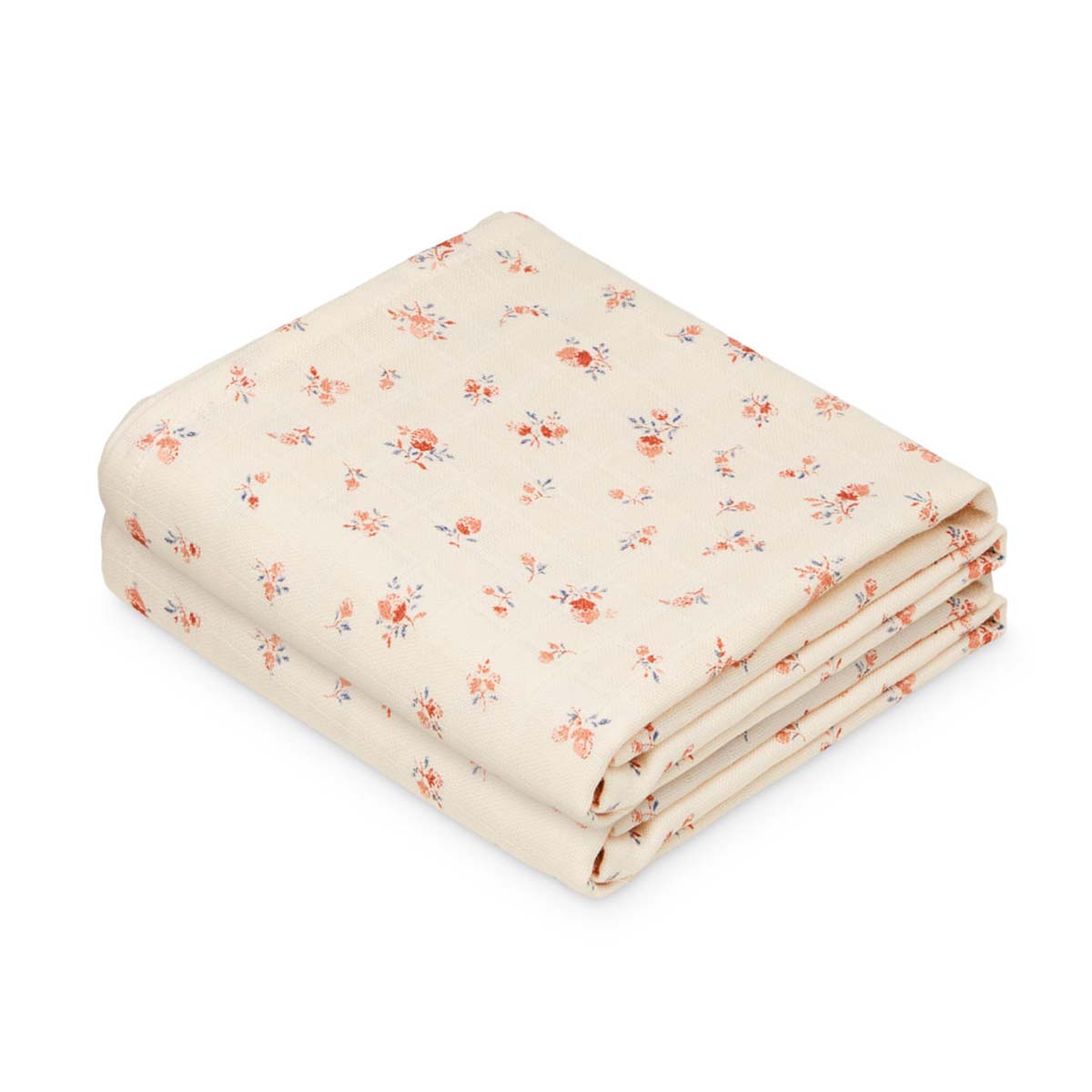 Cam Cam Copenhagen Berries mousseline doeken,  2-pack, 70 x 70 cm, 100% organisch katoen, enorm zacht. Te gebruiken op de commode of in de kinderwagen. Machinewasbaar. VanZus