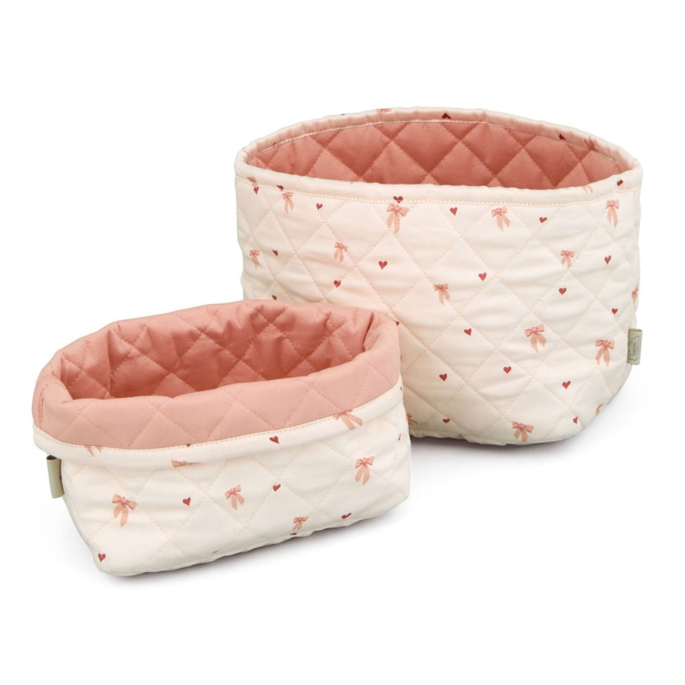 Cam Cam Copenhagen quilted opbergmandjes bows