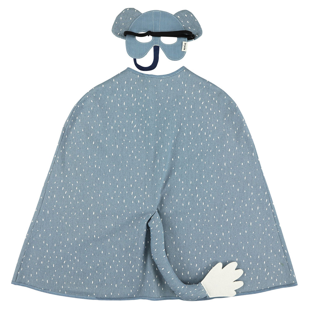 Laat je fantasie de vrije loop met de Trixie Mrs. Elephant cape en masker! Deze betoverende verkleedset transformeert jou in een leuke olifant, compleet met een speels staartje. VanZus.