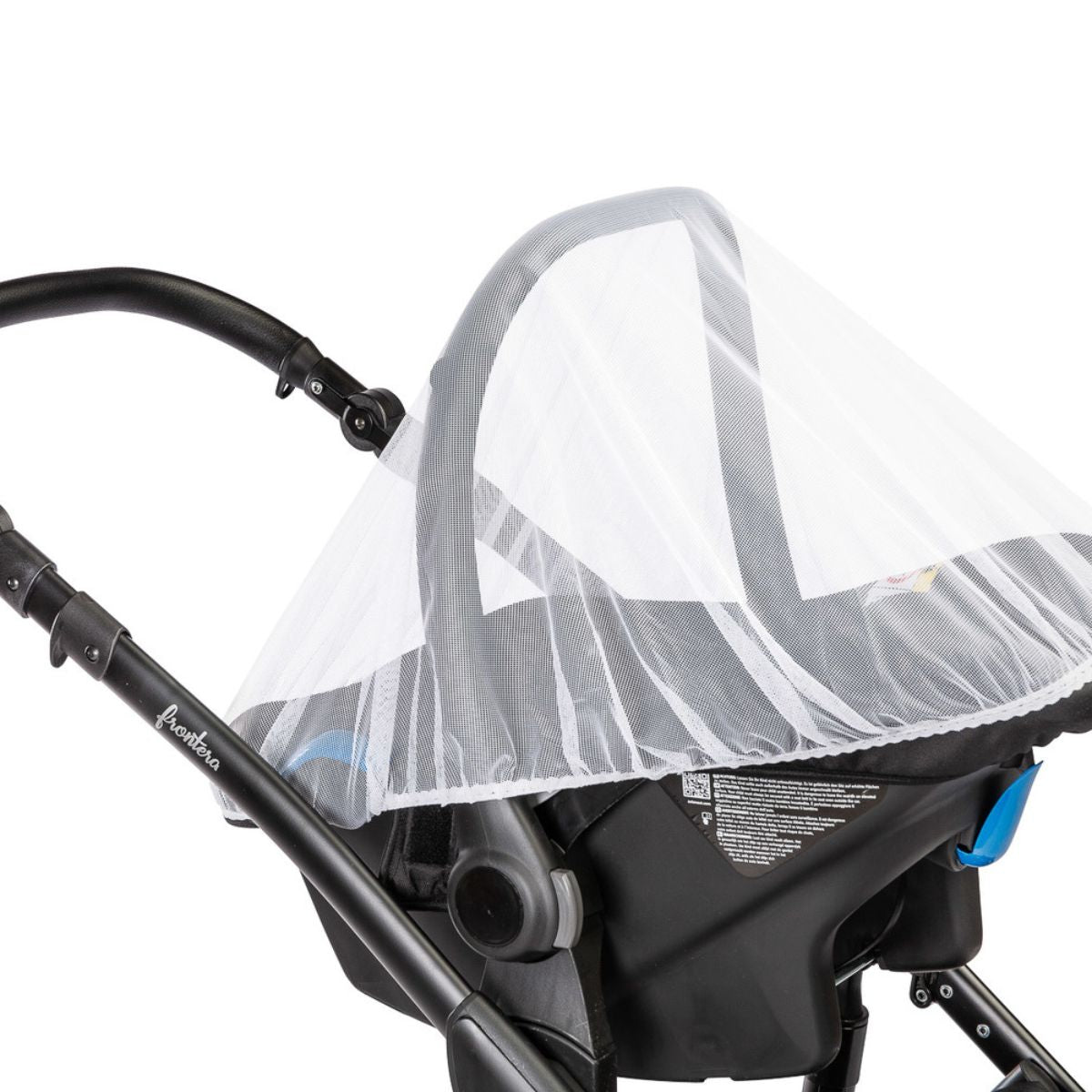 Bescherm je kindje onderweg tegen vervelende insecten met dit muskietennet voor de maxicosi/autostoel in de kleur wit van het merk Caretero. Met dit handige muskietennet houdt je muggen en andere insecten weg van je baby, waardoor (door)slapen in de maxicosi geen probleem is. VanZus