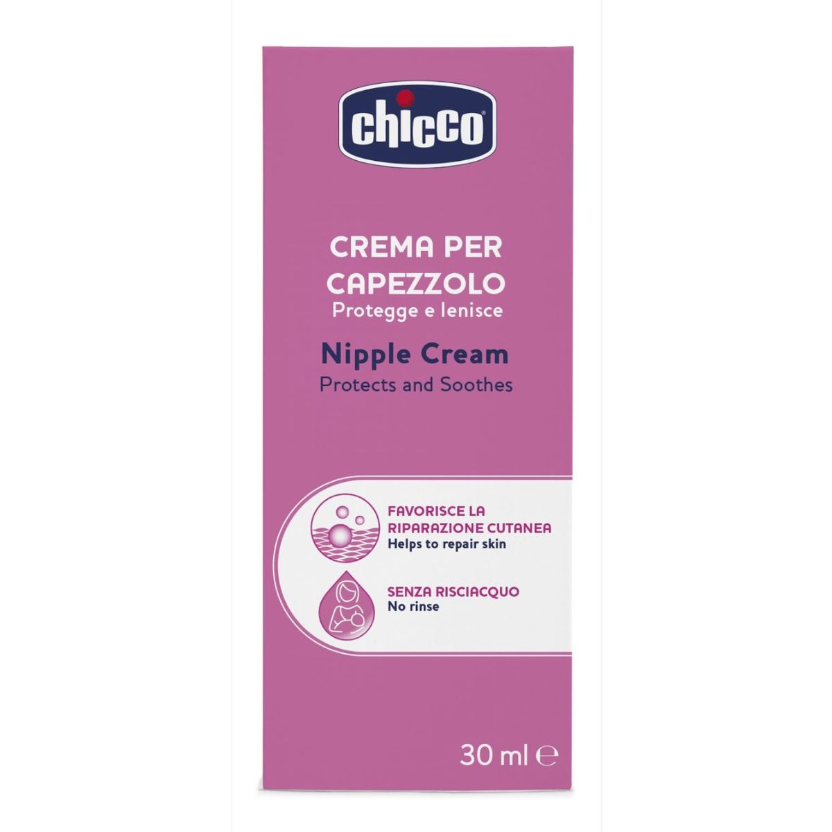 Heb je last van je borsten door het geven van borstvoeding? Deze tepelcrème van het merk Chicco biedt verlichting Deze fijne crème is speciaal ontworpen om moeders te ondersteunen tijdens de borstvoedingsperiode. VanZus