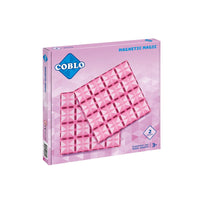 Baseplates pastel set van 2 van Coblo: perfect voor grote bouwprojecten! Met 30x30 cm bieden ze een stevige, zachtroze ondergrond voor creatieve bouwspelletjes. Duurzaam en geschikt vanaf 3 jaar. VanZus