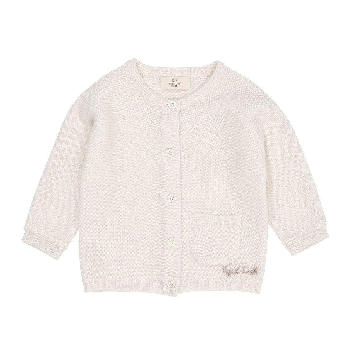 Houd je kindje lekker warm met dit kasjmier classic baby vestje in de kleur cream van het merk Copenhagen Colors. Dit prachtige vestje is gemaakt van kasjmier. Je voelt dat het vestje gemaakt is van hoge kwaliteit materialen. VanZus