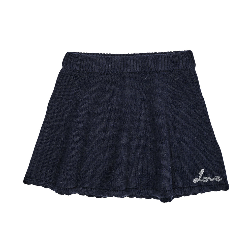 Hoe schattig is deze kasjmier rok in de kleur navy van het merk Copenhagen Colors? Je kindje zal zeker ook verliefd worden op deze rok, net als jij. Niet alleen staat dit rokje superleuk, hij zit namelijk ook heel lekker! VanZus