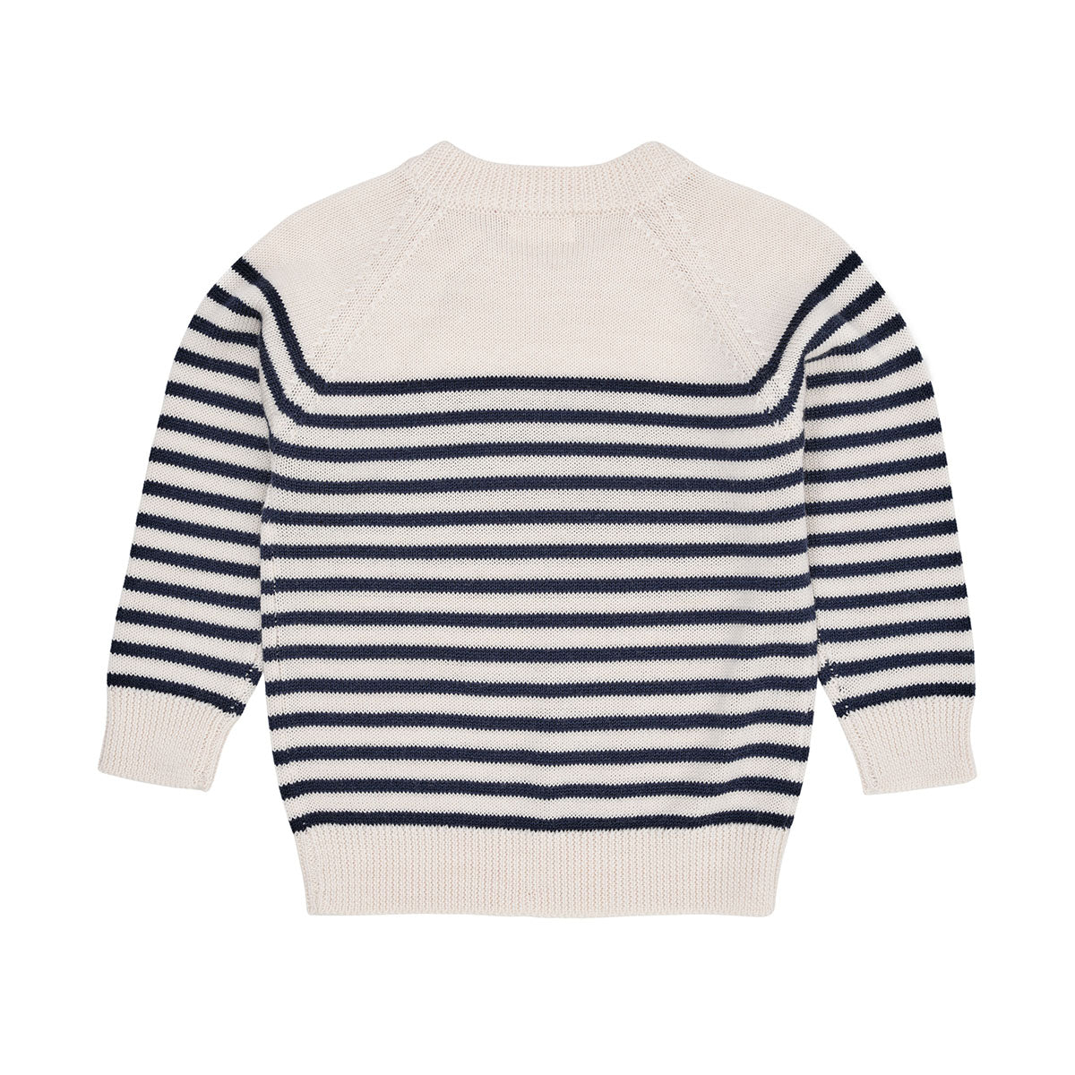 Het is altijd fijn om een mooie trui in huis te hebben dat je zowel uit de kast kan trekken voor alledaagse outfits, als voor bijzondere gelegenheden. Deze merino classic gestreepte trui in de kleur cream/navy van het merk Copenhagen Colors is een prachtige basic met eyecatching details. VanZus