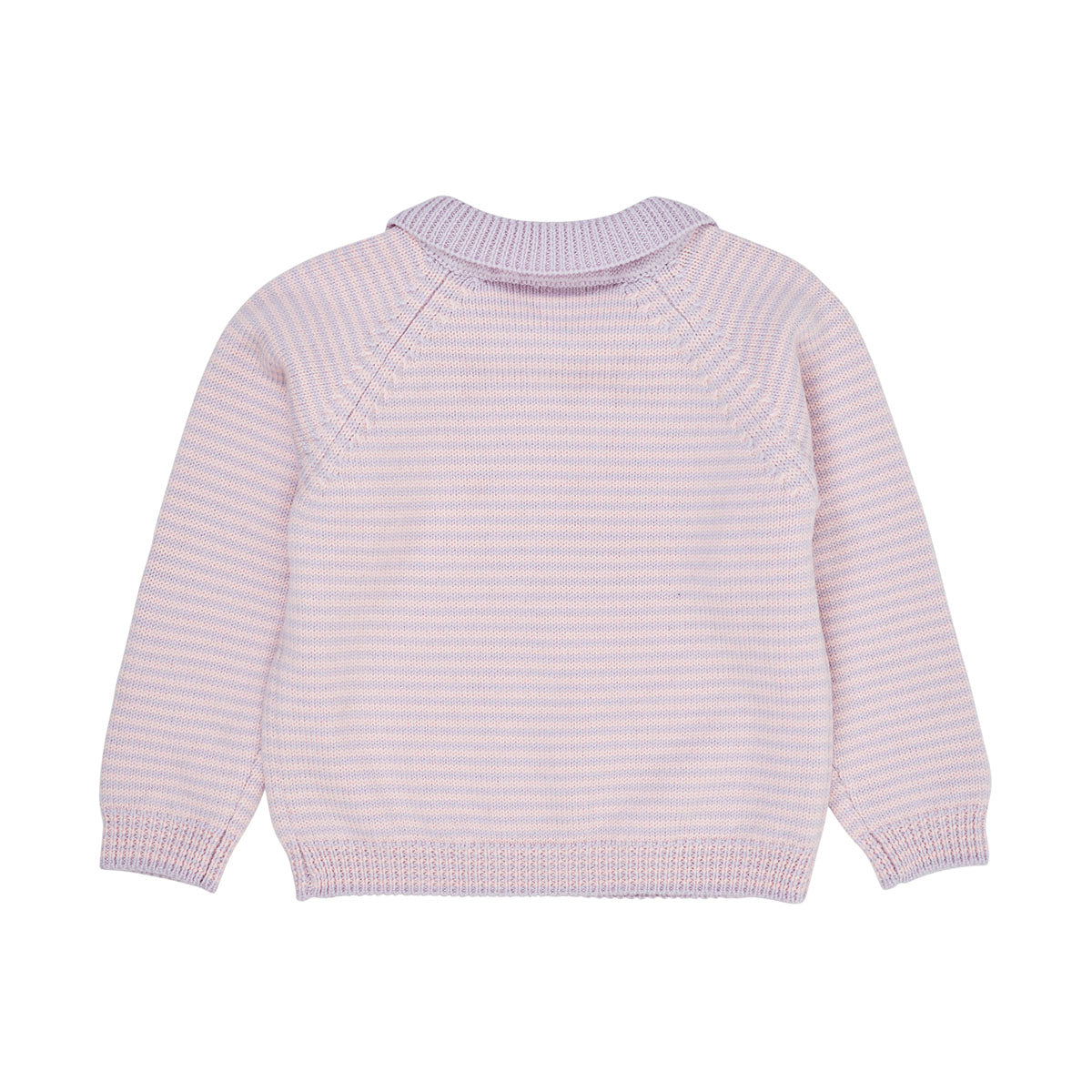 Een comfortabel en zacht truitje dat ook nog eens perfect geschikt is voor zowel casual als speciale gelegenheden? Dat is deze merino gestreepte trui met kraag in de kleur lavender/soft pink stripes van het merk Copenhagen Colors! VanZus