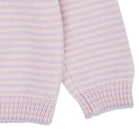 Een comfortabel en zacht truitje dat ook nog eens perfect geschikt is voor zowel casual als speciale gelegenheden? Dat is deze merino gestreepte trui met kraag in de kleur lavender/soft pink stripes van het merk Copenhagen Colors! VanZus