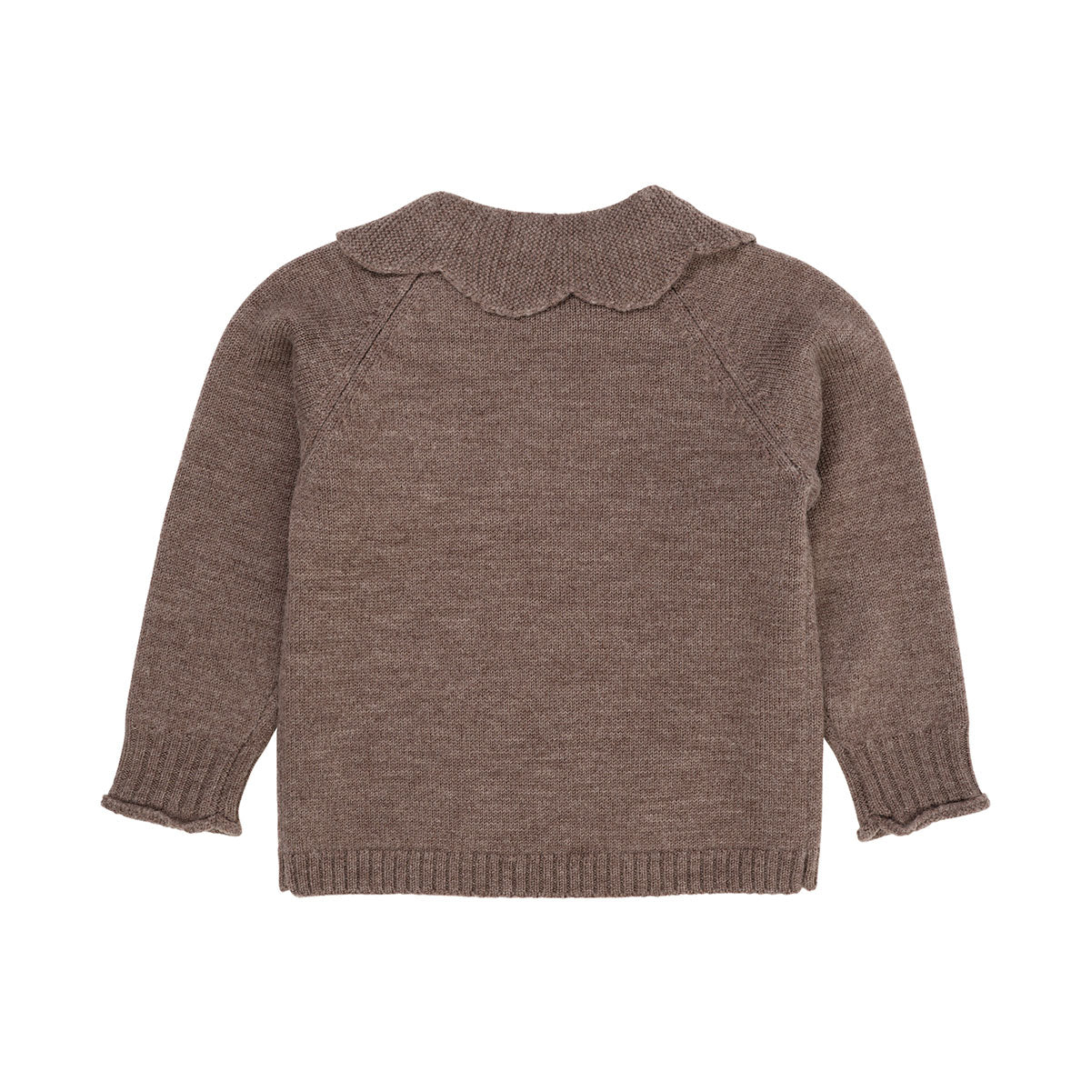 Een comfortabel en zacht truitje dat ook nog eens perfect geschikt is voor zowel casual als speciale gelegenheden? Dat is deze merino marguriette  trui in de kleur natural melange van het merk Copenhagen Colors! VanZus